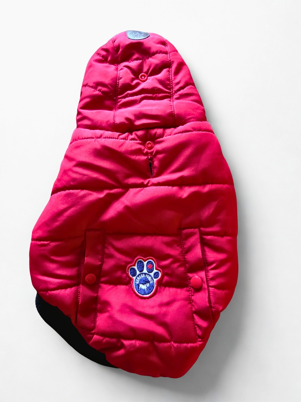 Bright Red Canada Pooch Parka Jacket For Dogs